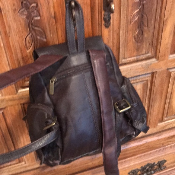 Genuine Leather Backpack - Picture 6 of 17